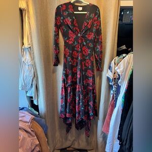 Dee Elly Rose Long Sleeve Maxi Dress
